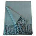 Cornflower Blue Acrylic Throw Blanket